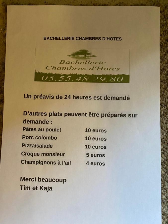 Bachellerie Bed and Breakfast Chéronnac Εξωτερικό φωτογραφία